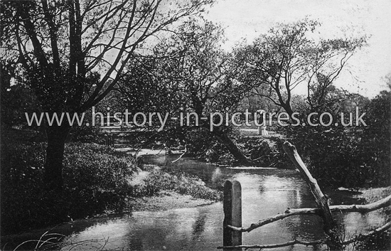 The River Roding, Buckhurst Hill, Essex. c.1904